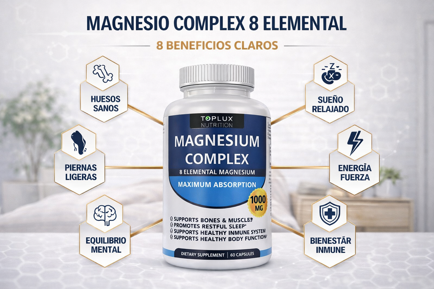 Magnesion8® - MAGNESIO COMPLEX 8 ELEMENTAL 1000 mg