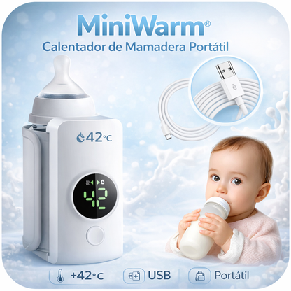 MiniWarm®️ – Calentador de Mamadera Pórtatil