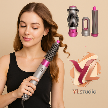 VelvetAir®  Cabello suave, look perfecto - Cepillo Secador 5 En 1