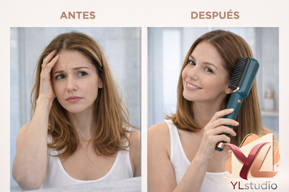 PureGlow®  Belleza limpia y sin dolor - Depiladora Facial + Cepillo Alisador