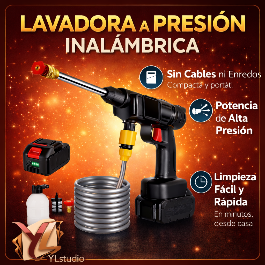 AutoZen Pro® – Combo Hidrolavadora + Mini Aspirador 🚗 Limpia tu auto en minutos