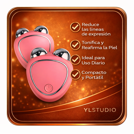 LumiSkin®  Luz, firmeza y juventud - Masajeador Facial Con Microcorriente.