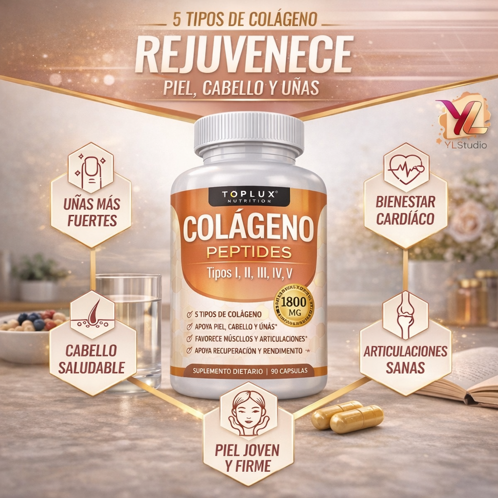 Rejuvelia® - COLAGENO PEPTIDES I, II, III, IV y V