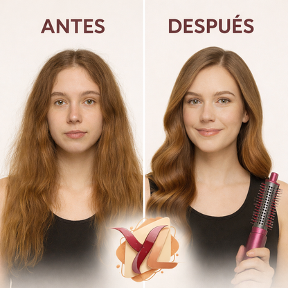 VelvetAir®  Cabello suave, look perfecto - Cepillo Secador 5 En 1